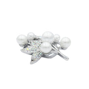 SO SEOUL Leilani Pearl and Aurore Boreale Crystal Tree of Life Brooch